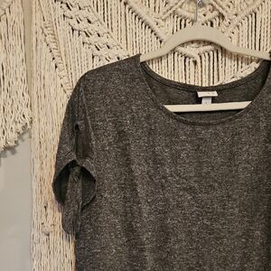 a new day Charcoal Short Sleeve Top